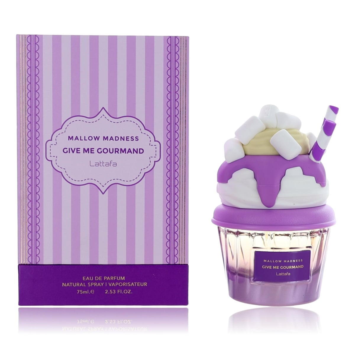 Mallow Madness Give Me Gourmand Eau de Parfum by Lattafa – 75ml EDP