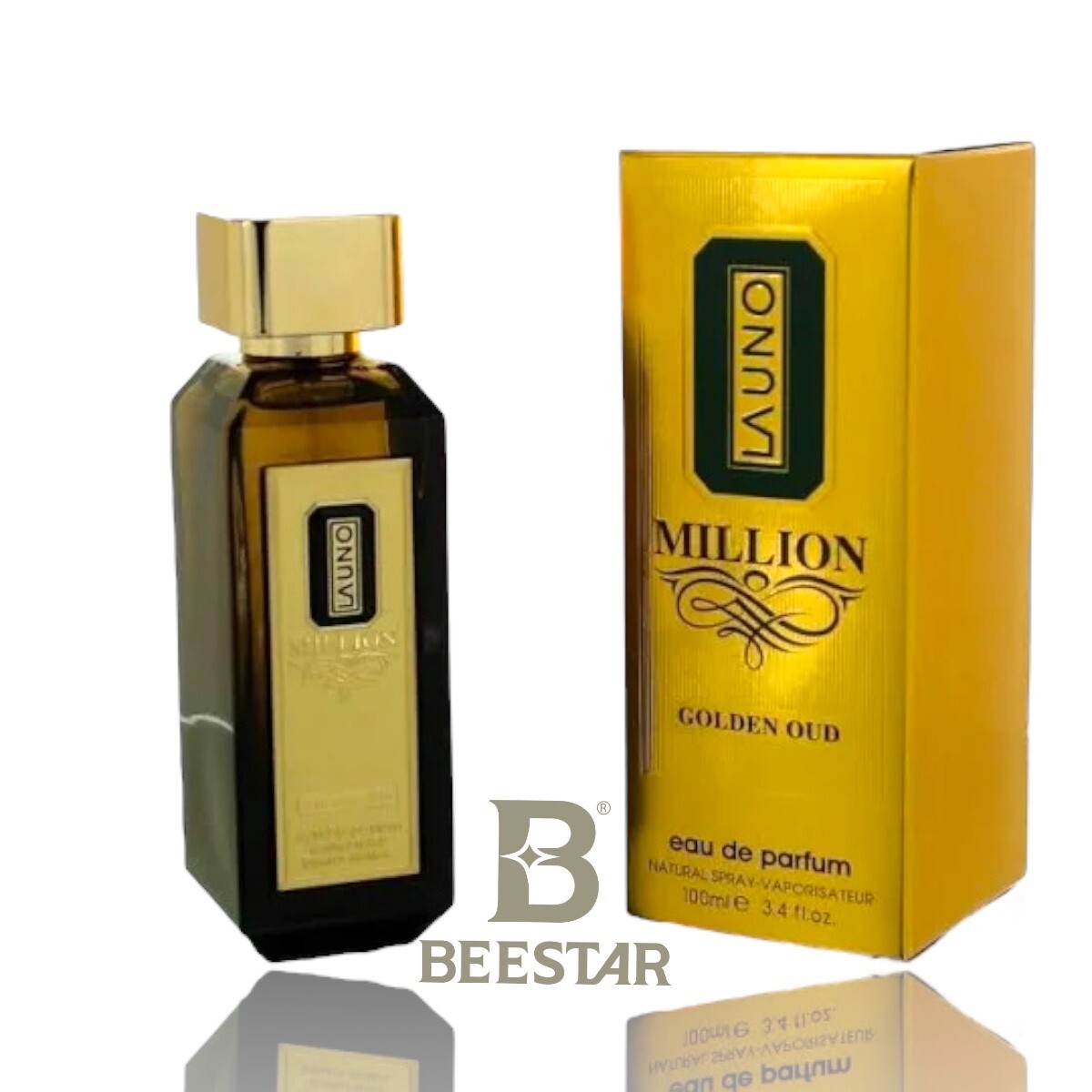 Million La Uno Golden Oud Eau de Parfum by Fragrance World – 100ml EDP