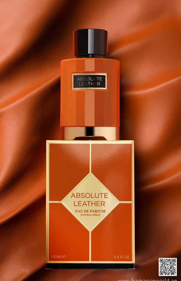 Absolute Leather Eau de Parfum by Fragrance World – 100ml EDP