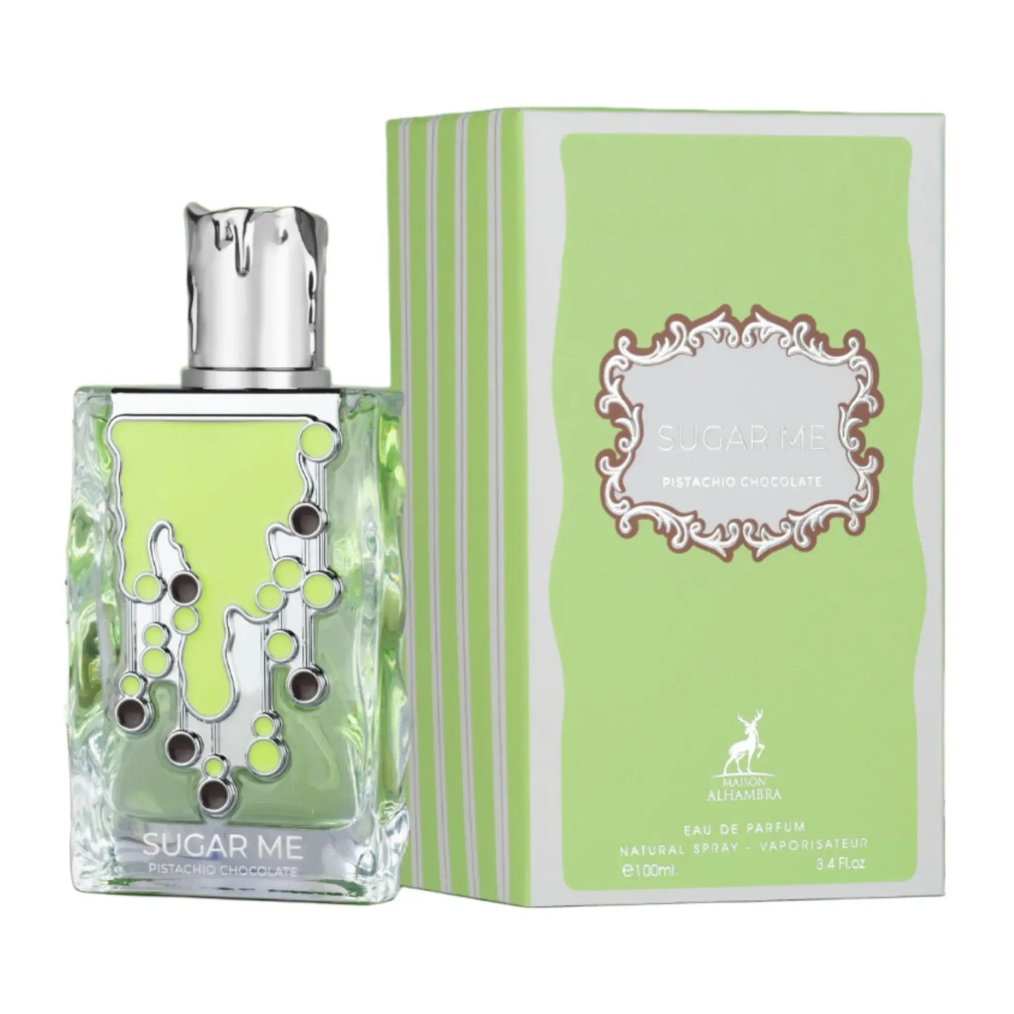 Sugar Me Pistachio Choc Eau de Parfum by Maison Alhambra – 100ml