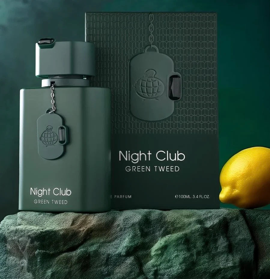 Night Club Green Tweed Eau de Parfum by Fragrance World – 100ml