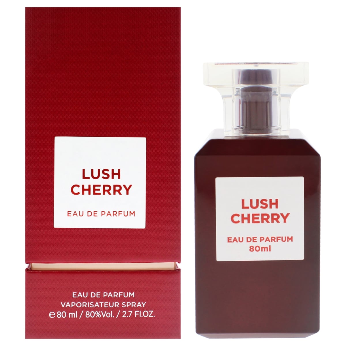 Lush Cherry Eau de Parfum by Fragrance World – 80ml EDP