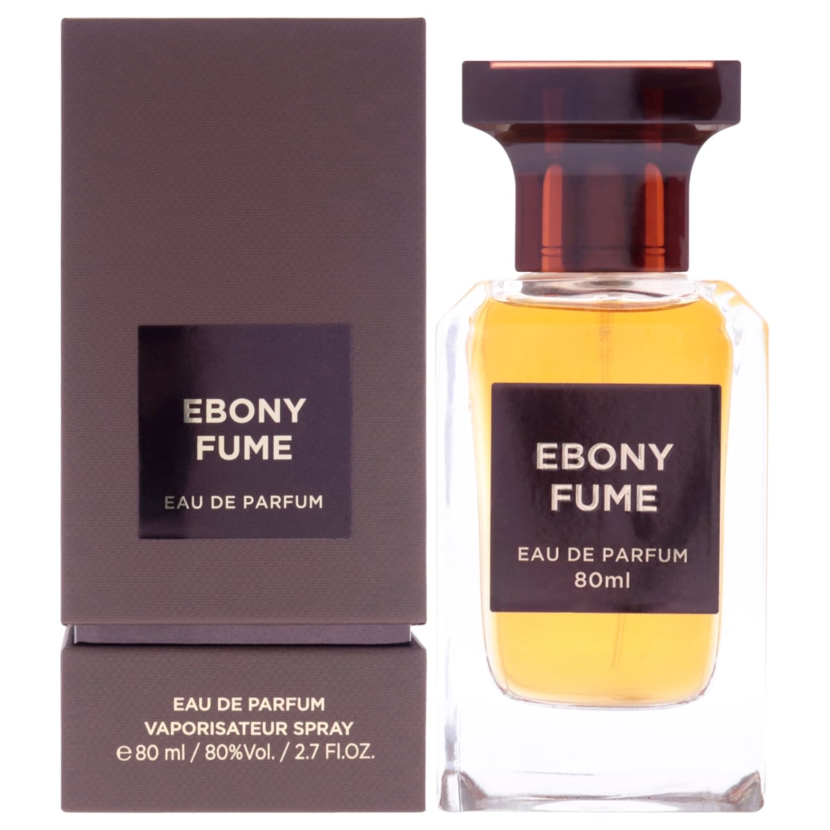 Ebony Fume Eau de Parfum by Fragrance World – 80ml EDP