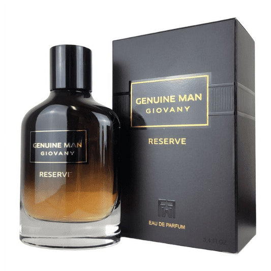 Genuine Man Giovany Reserve Eau de Parfum by Fragrance World – 100ml EDP