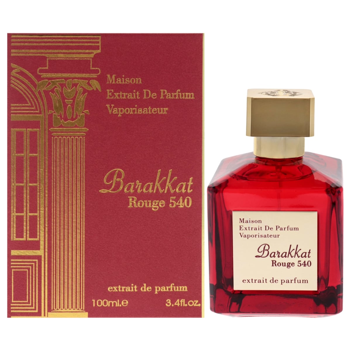 Barakkat Rouge 540 Extrait de Parfum by Fragrance World – 100ml EDP