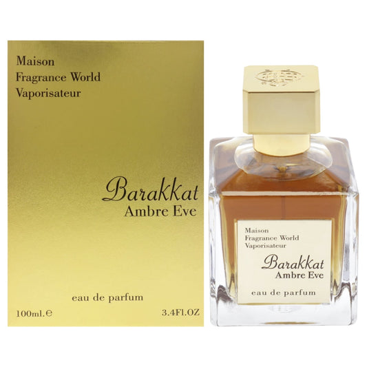 Barakkat Amber Eve Eau de Parfum by Fragrance World – 100ml EDP
