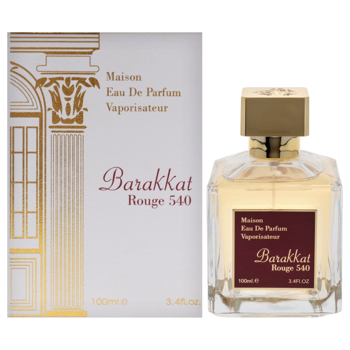 Barakkat Rouge 540 Eau de Parfum by Fragrance World – 100ml EDP