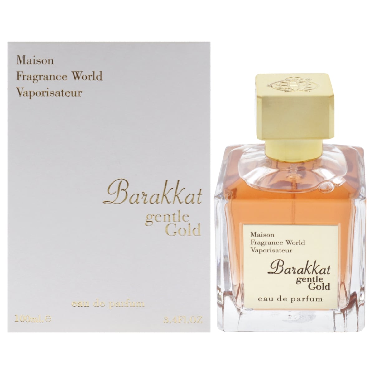 Barakkat Gentle Gold Eau de Parfum by Fragrance World – 100ml EDP