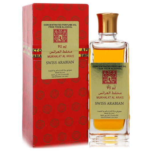 Mukhalat Al Arais Concentrated Perfume Oil Free From Alcohol by Swiss Arabian – 95ml