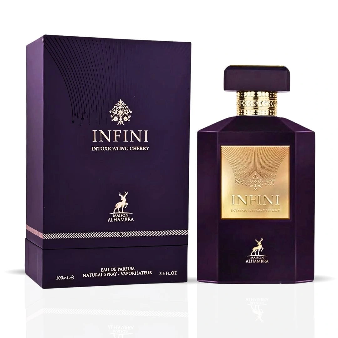 Infini Intoxicating Cherry Eau de Parfum by Maison Alhambra – 100ml EDP