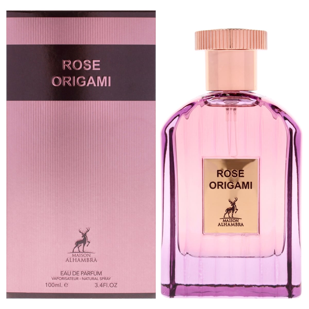 Rose Origami Eau de Parfum by Maison Alhambra - 100ml EDP
