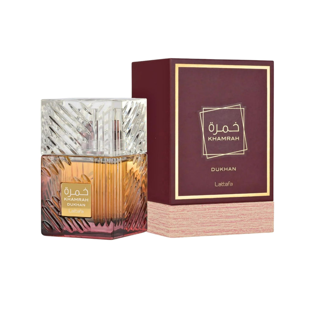 Khamrah Dukhan Eau de Parfum by Lattafa – 100ml EDP