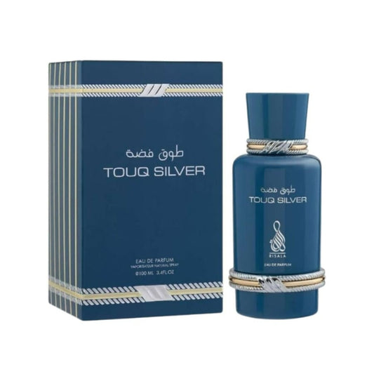 Touq Silver Eau de Parfum by Risala Elite – 100ml EDP