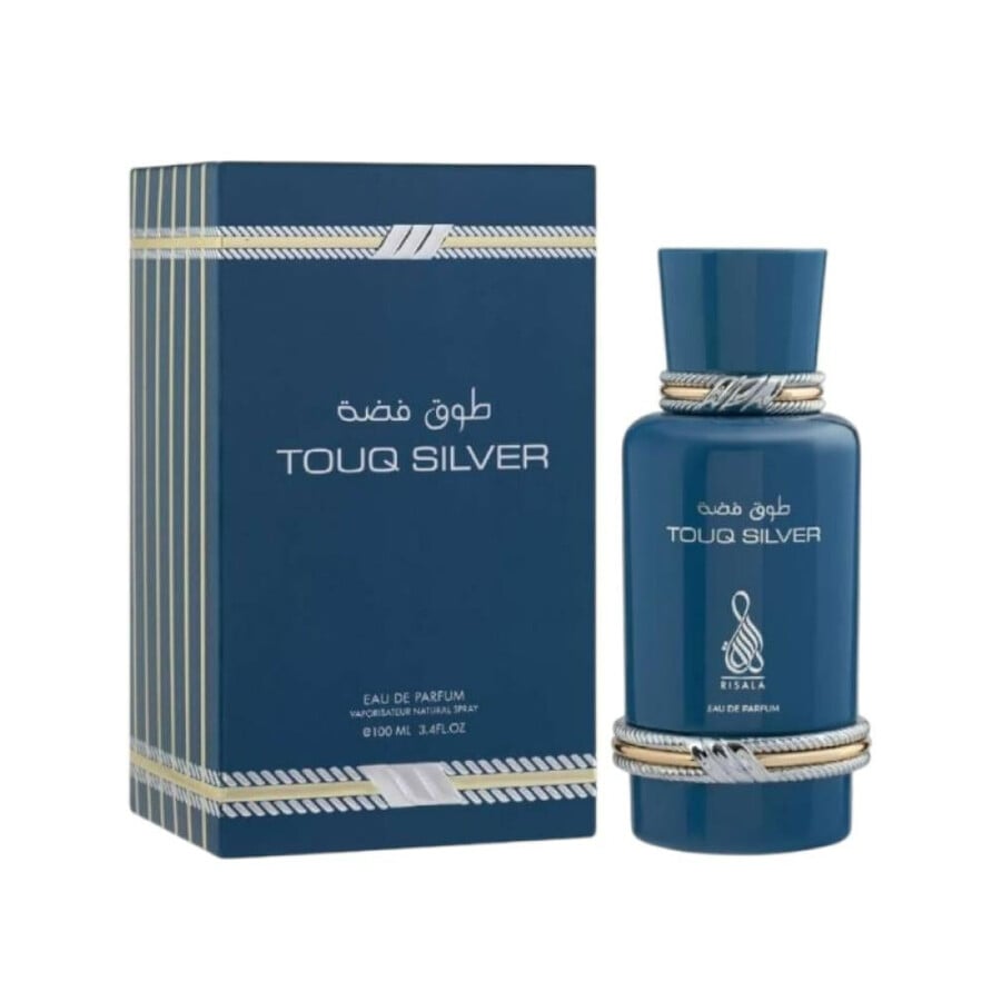 Touq Silver Eau de Parfum by Risala Elite – 100ml EDP