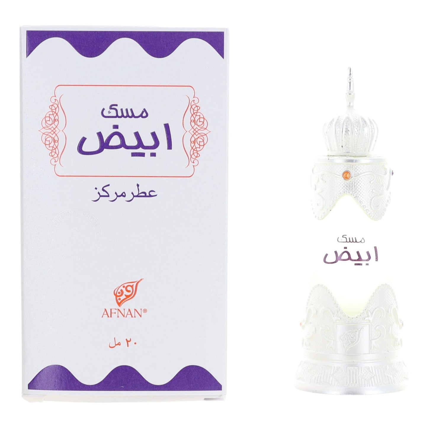 Musk Abiyad Perfume Oil by Afnan – 20ml EDP