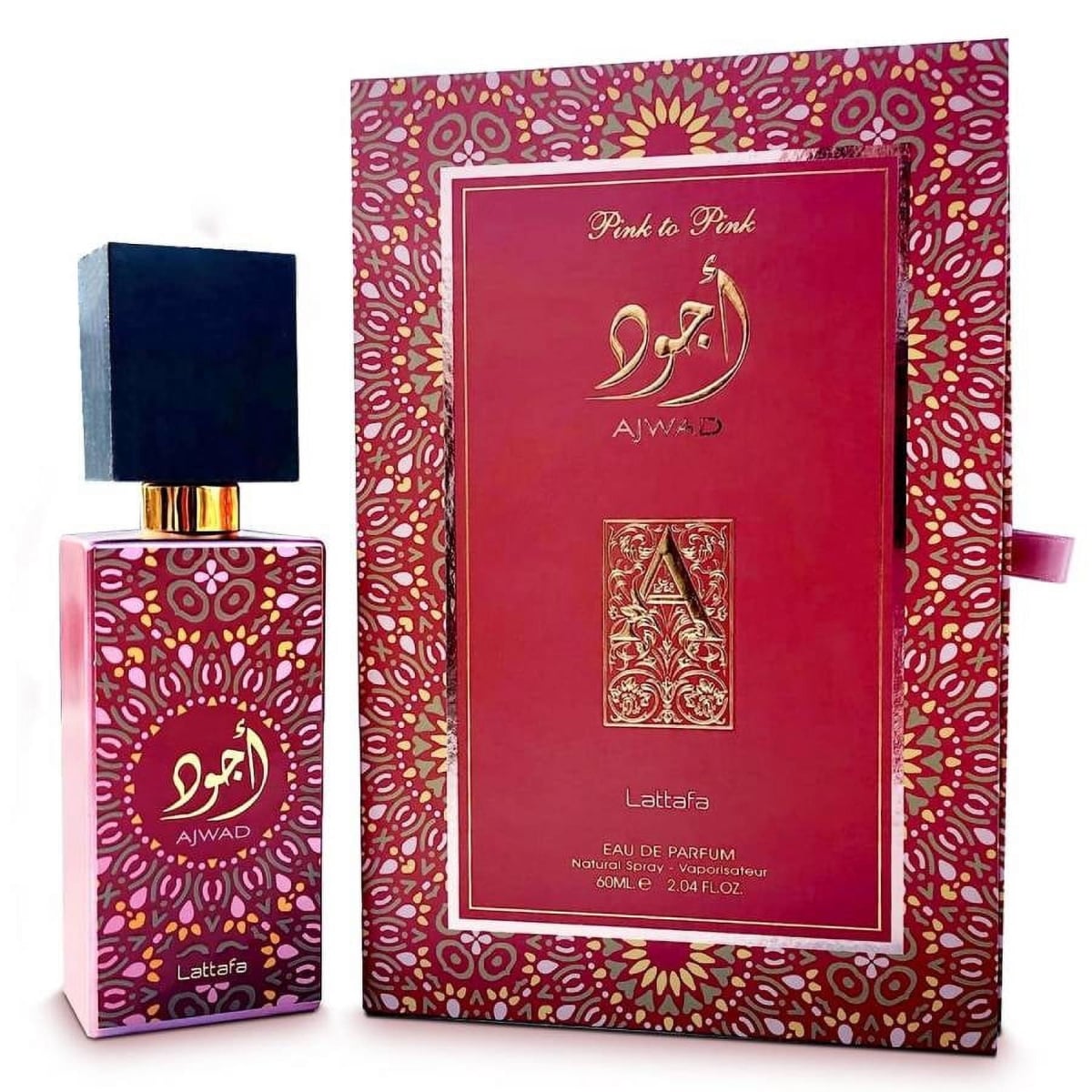 Ajwad Pink To Pink Eau de Parfum By Lattafa – 60ml EDP