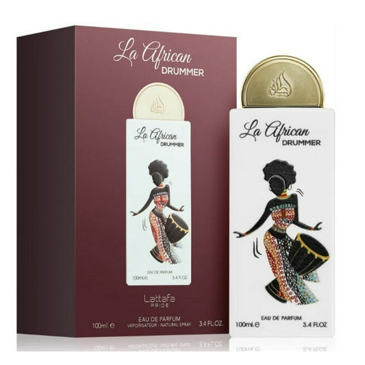 La African Drummer Eau de Parfum by Lattafa – 100ml EDP