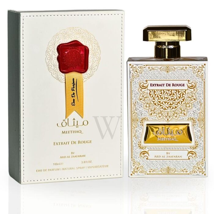 Meethaq Extrait De Rouge () Eau de Parfum by Ard Al Zaafaran – 100ml EDP