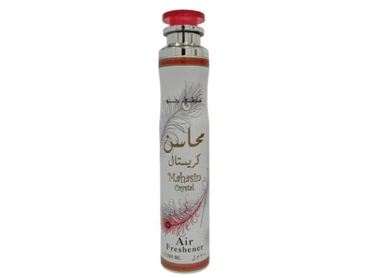 Mahasin Crystal Air Freshener by Lattafa – 300ml EDP