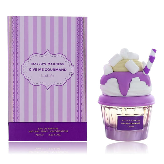 Mallow Madness Give Me Gourmand Eau de Parfum by Lattafa – 75ml EDP