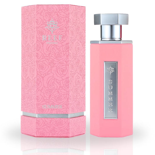 Summer Pink () Eau de Parfum by Reef Perfumes Long Lasting, Luxurious & Enchanting Fragrance. 3.38 Oz – 100ml EDP