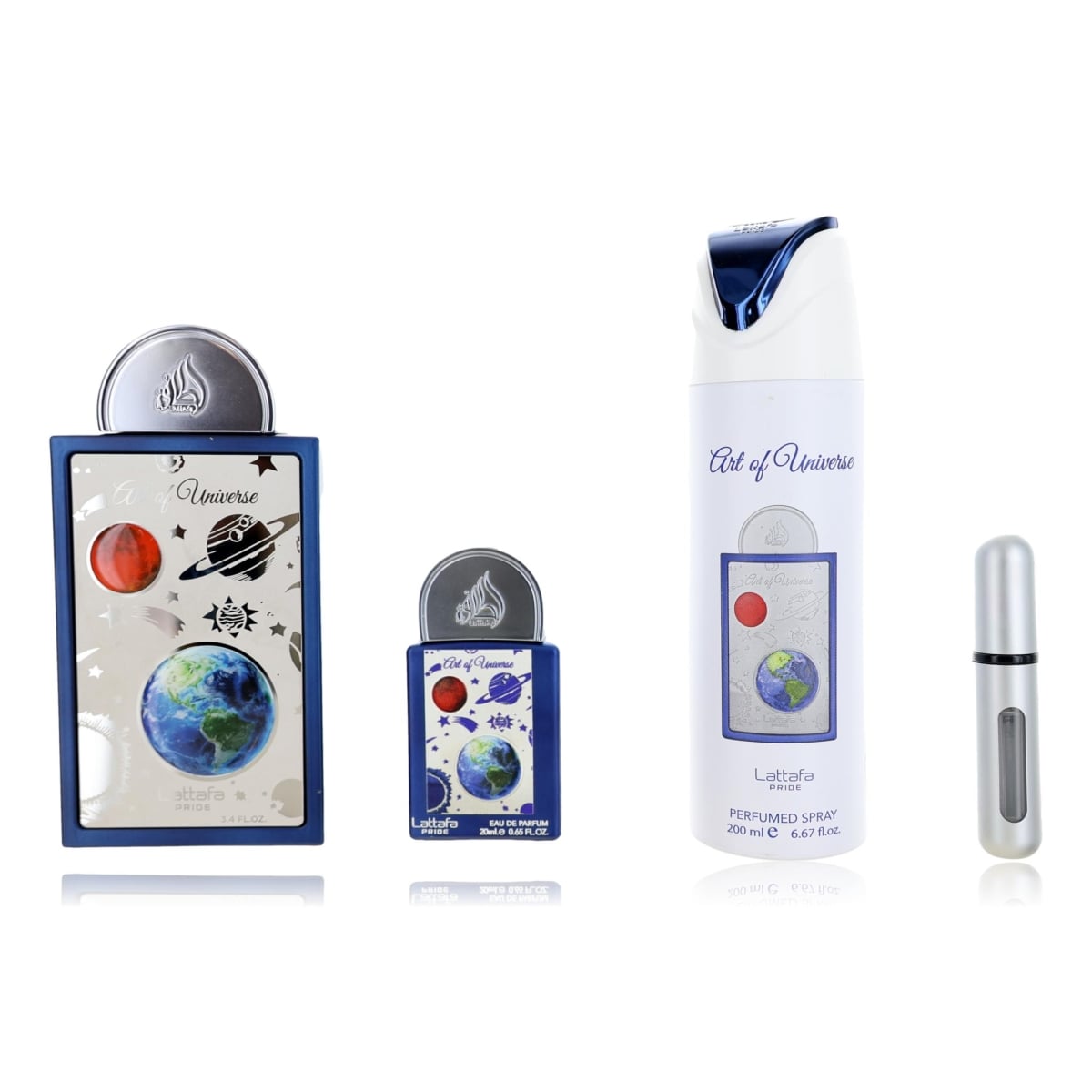 Art of Universe Gift Set Eau de Parfum by Lattafa – 3-Piece 100ml + 200ml Deo + 20ml 320ml