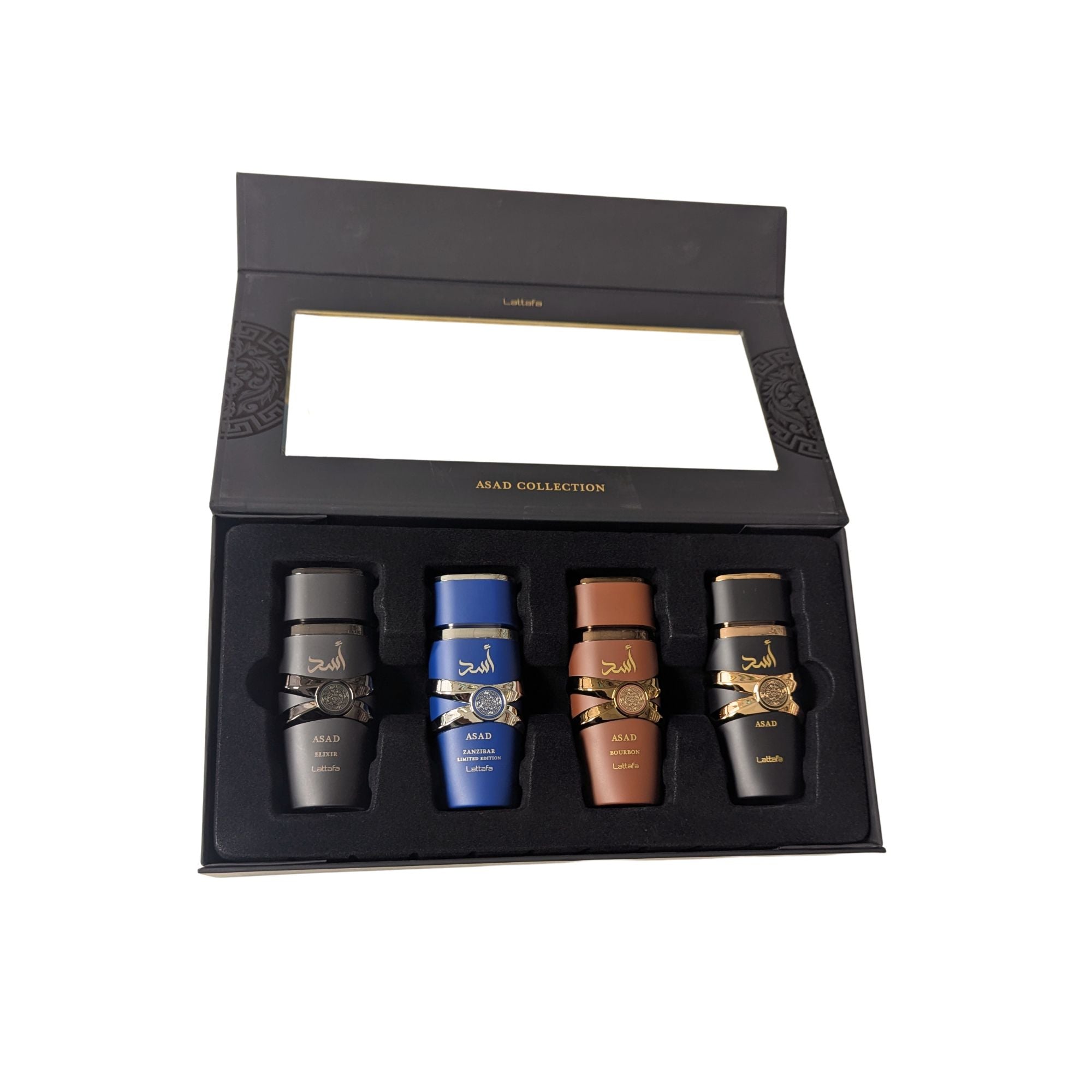 Asad Eau de Parfum Gift Set by Lattafa – 25ml x 4
