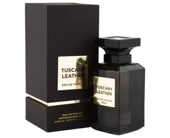 Tuscany Leather Eau de Parfum by Fragrance World – 80ml EDP