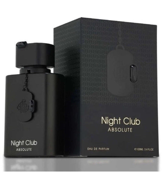 Night Club Absolute Eau de Parfum by Fragrance World – 100ml EDP