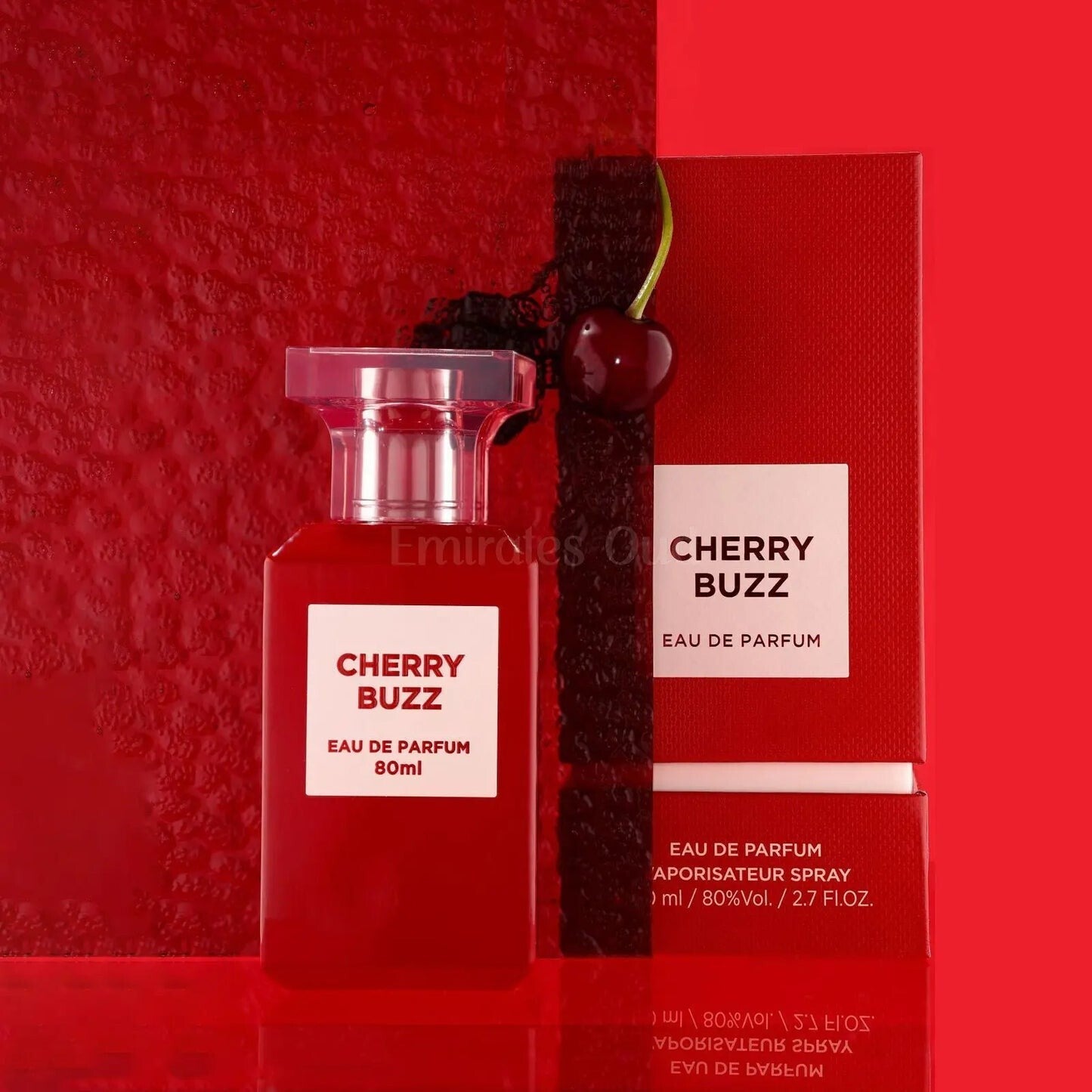 Cherry Buzz Eau de Parfum by Fragrance World – 80ml EDP