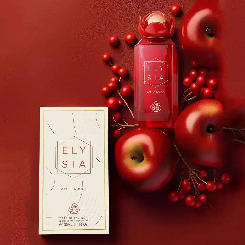 Elysia Apple Rouge Eau de Parfum by Fragrance World – 100ml EDP