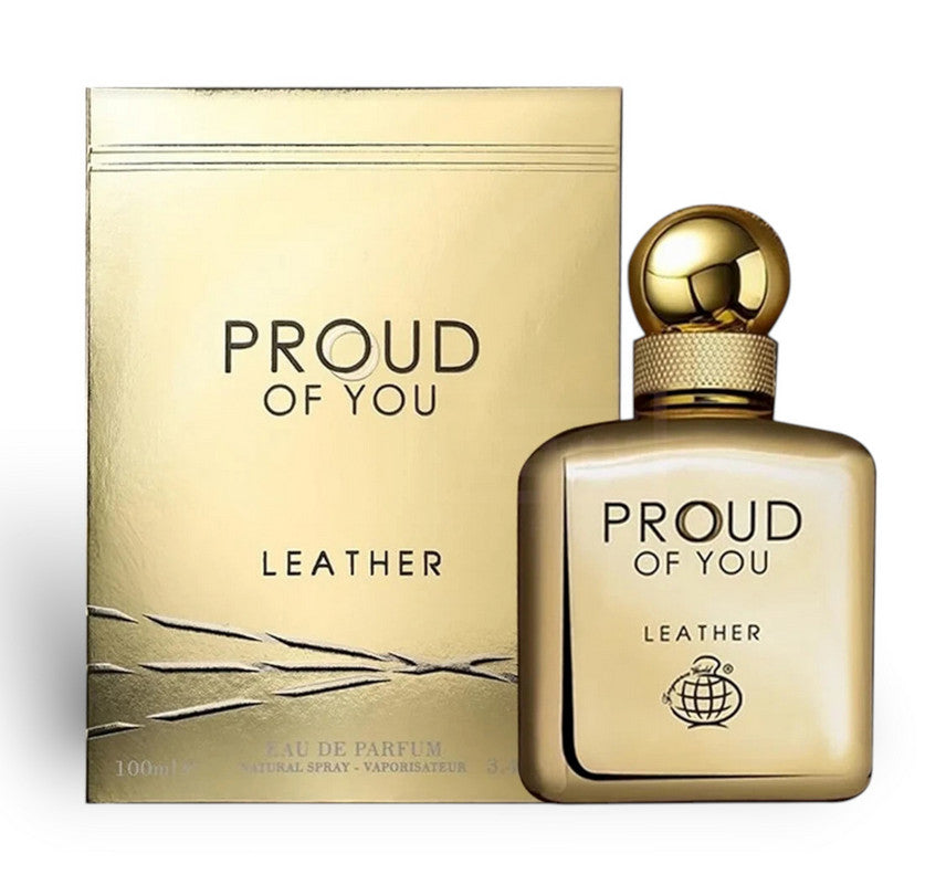 Proud of You Leather Eau de Parfum by Fragrance World – 100ml EDP
