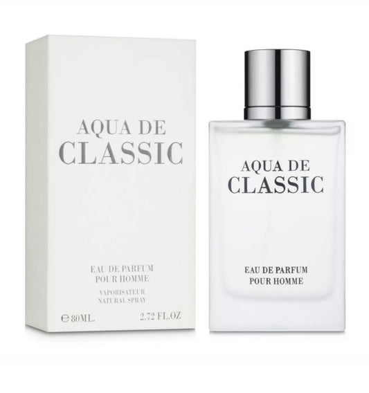 Aqua de Classic Eau de Parfum by Fragrance World – 80ml EDP
