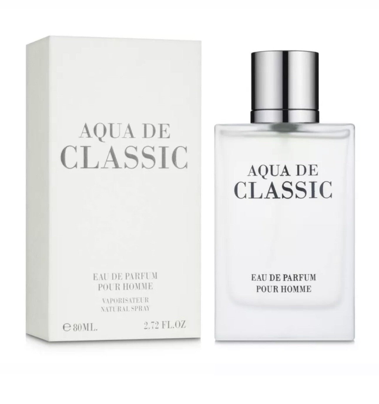 Aqua de Classic Eau de Parfum by Fragrance World – 80ml EDP