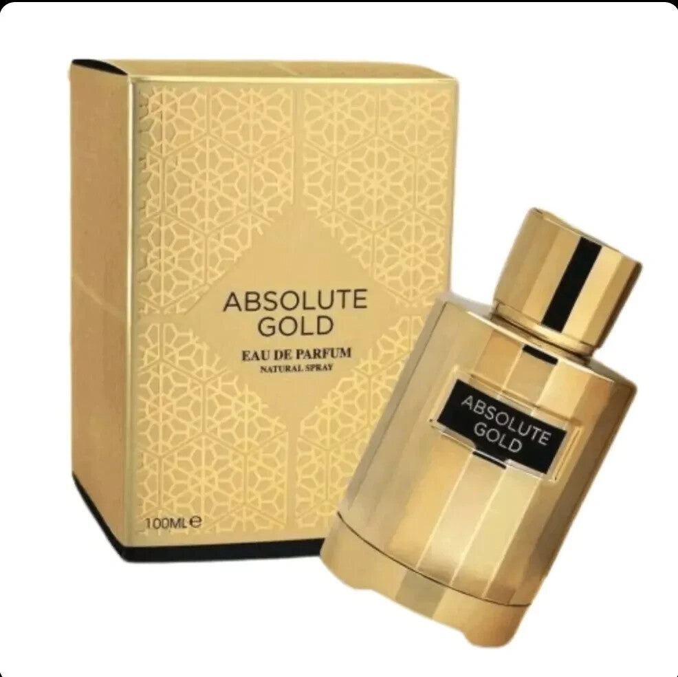 Absolute Gold Eau de Parfum by Fragrance World – 100ml EDP