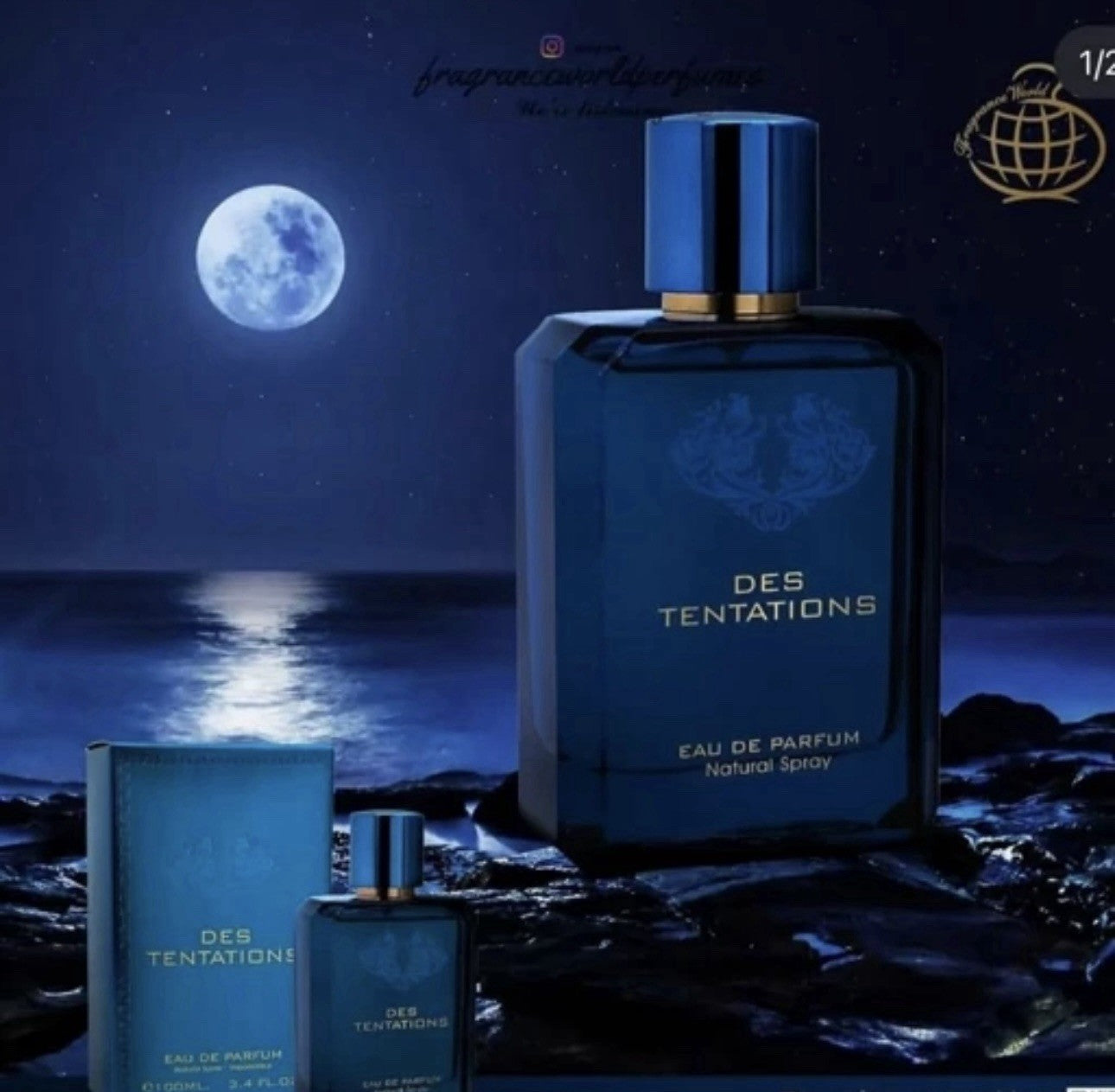 Des Tentations Eau de Parfum by Fragrance World – 100ml EDP