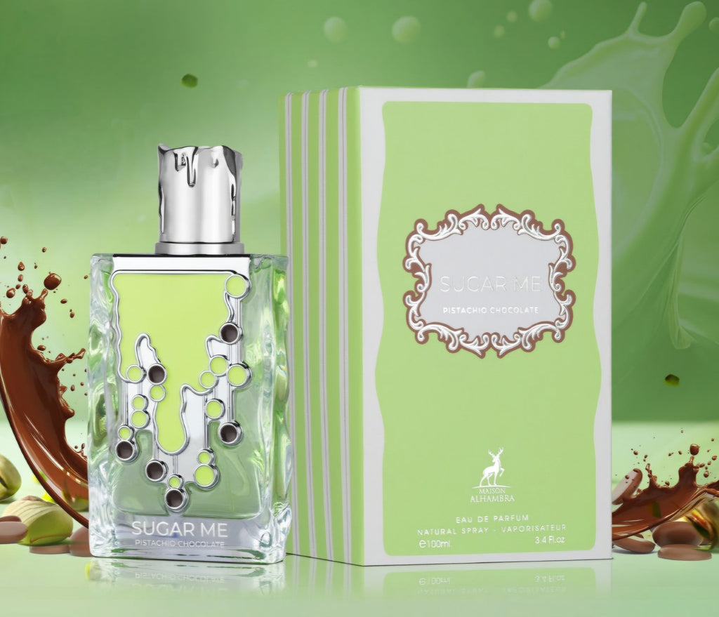 Sugar Me Pistachio Chocolate Eau de Parfum by Maison Alhambra – 100ml EDP