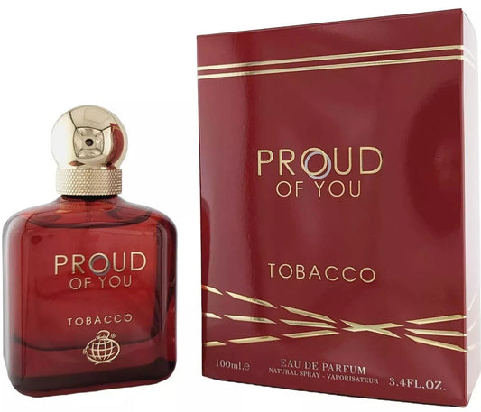 Proud of You Tobacco Eau de Parfum by Fragrance World – 100ml EDP