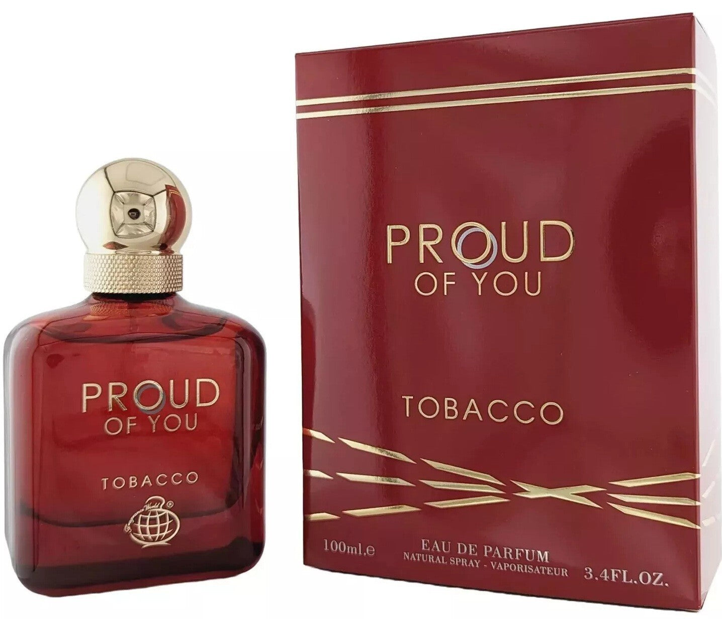Proud of You Tobacco Eau de Parfum by Fragrance World – 100ml EDP