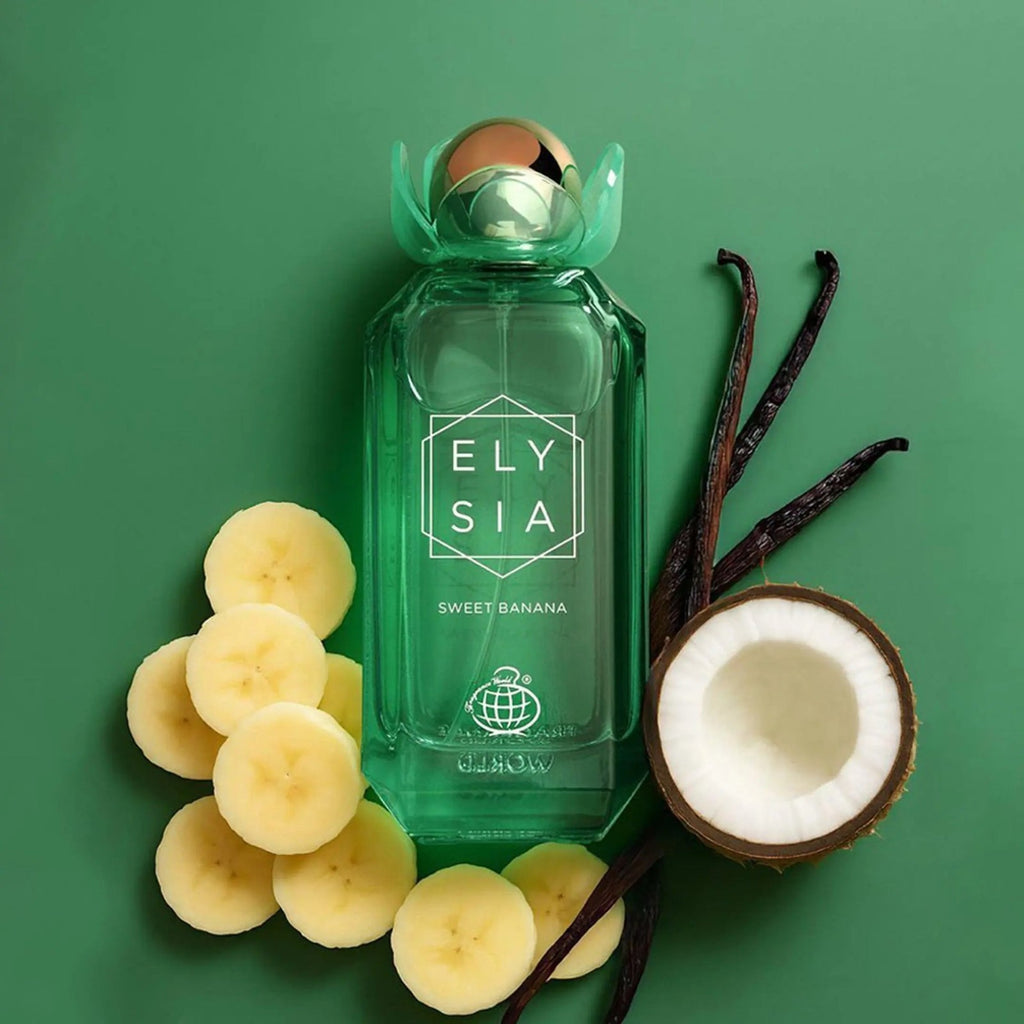 Elysia Sweet Banana Eau de Parfum by Fragrance World – 100ml EDP