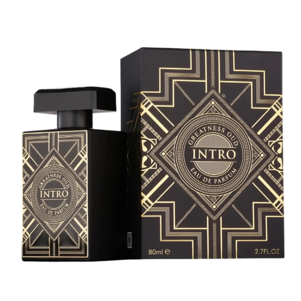 Intro Greatness Oud Eau de Parfum by Fragrance World – 80ml EDP
