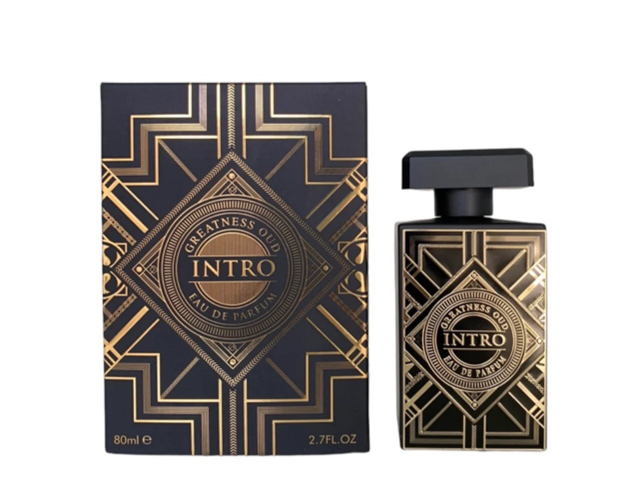 Intro Greatness Oud Eau de Parfum by Fragrance World – 80ml EDP