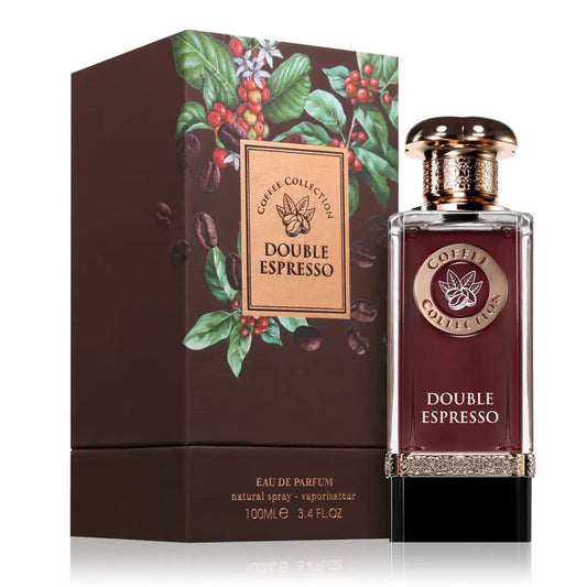 Coffee Collection Double Espresso Eau de Parfum by Fragrance World – 100ml EDP