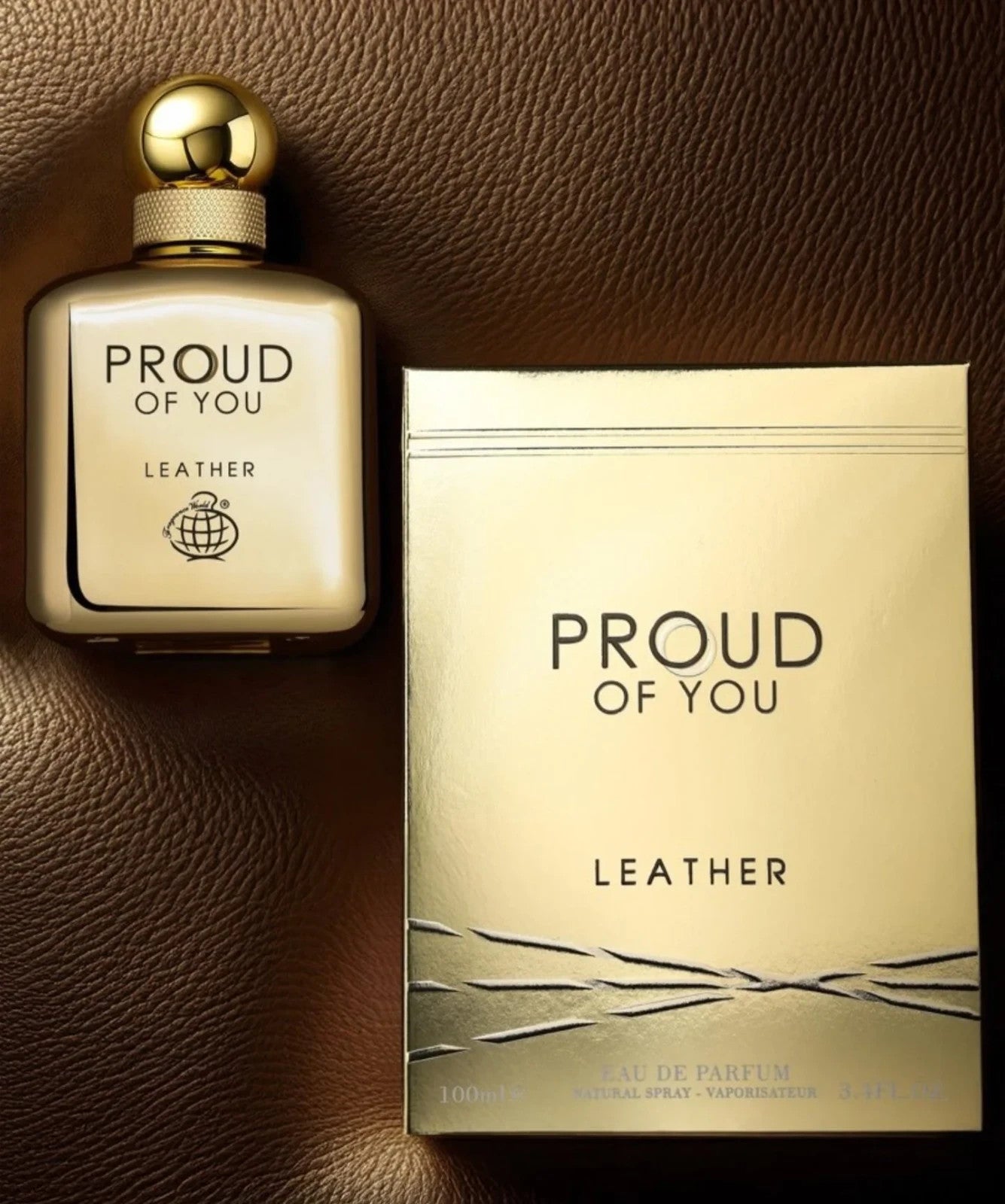 Proud of You Leather Eau de Parfum by Fragrance World – 100ml EDP