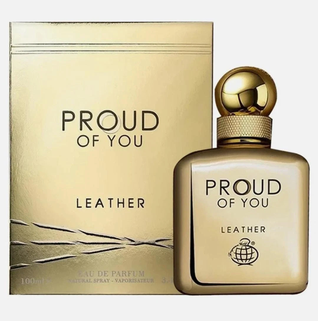 Proud of You Leather Eau de Parfum by Fragrance World – 100ml EDP