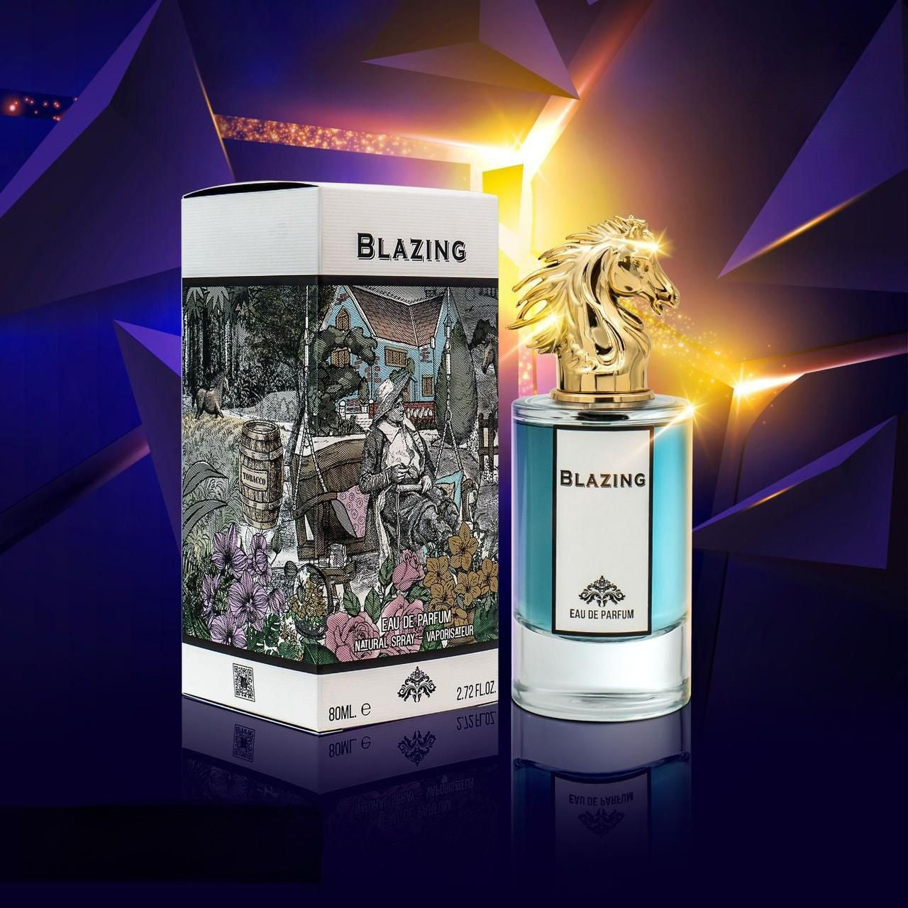 Blazing Eau de Parfum by Fragrance World – 80ml EDP
