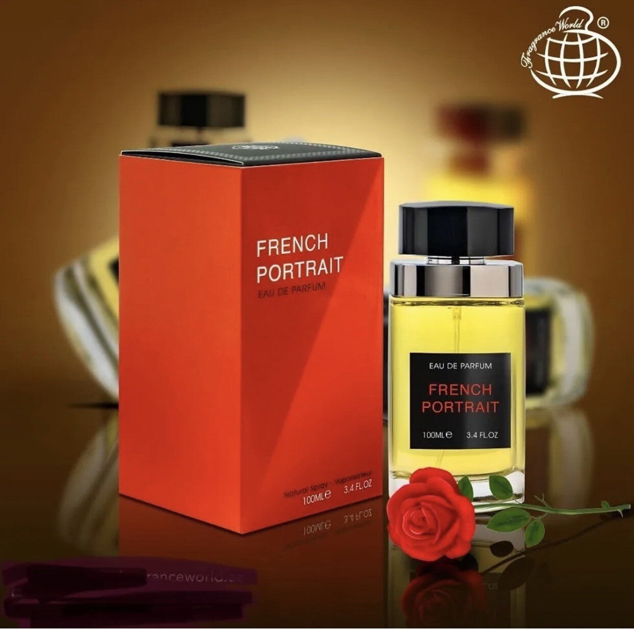 French Portrait Eau de Parfum by Fragrance World – 100ml EDP