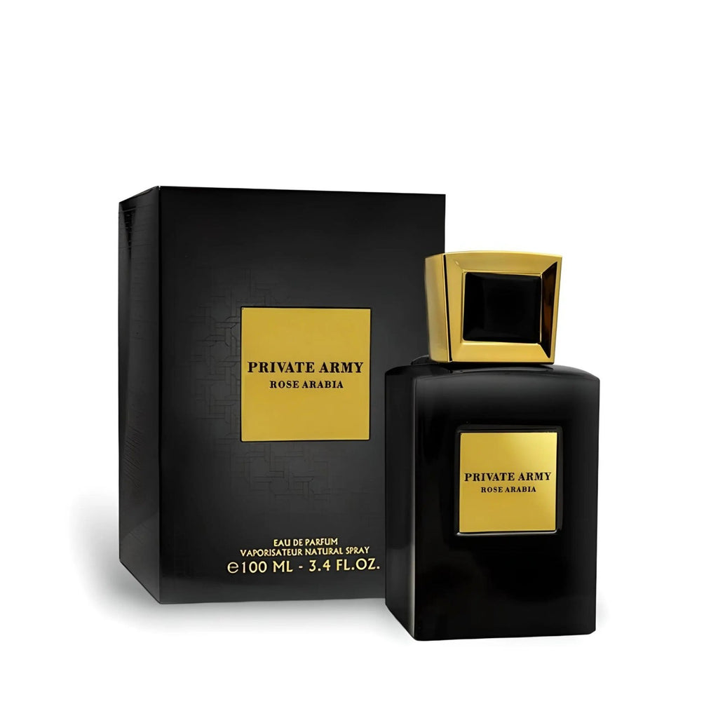Private Army Rose Arabia Eau de Parfum by Fragrance World – 100ml EDP