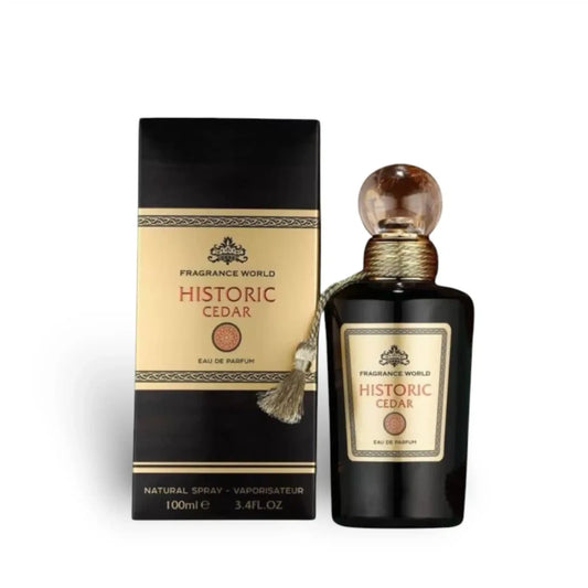 Historic Cedar Eau de Parfum by Fragrance World – 100ml EDP