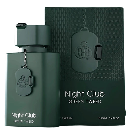 Night Club Green Tweed Eau de Parfum by Fragrance World – 100ml EDP